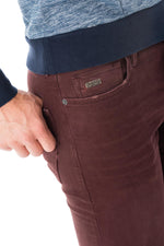 Burgundy skinny pants - Image n°4