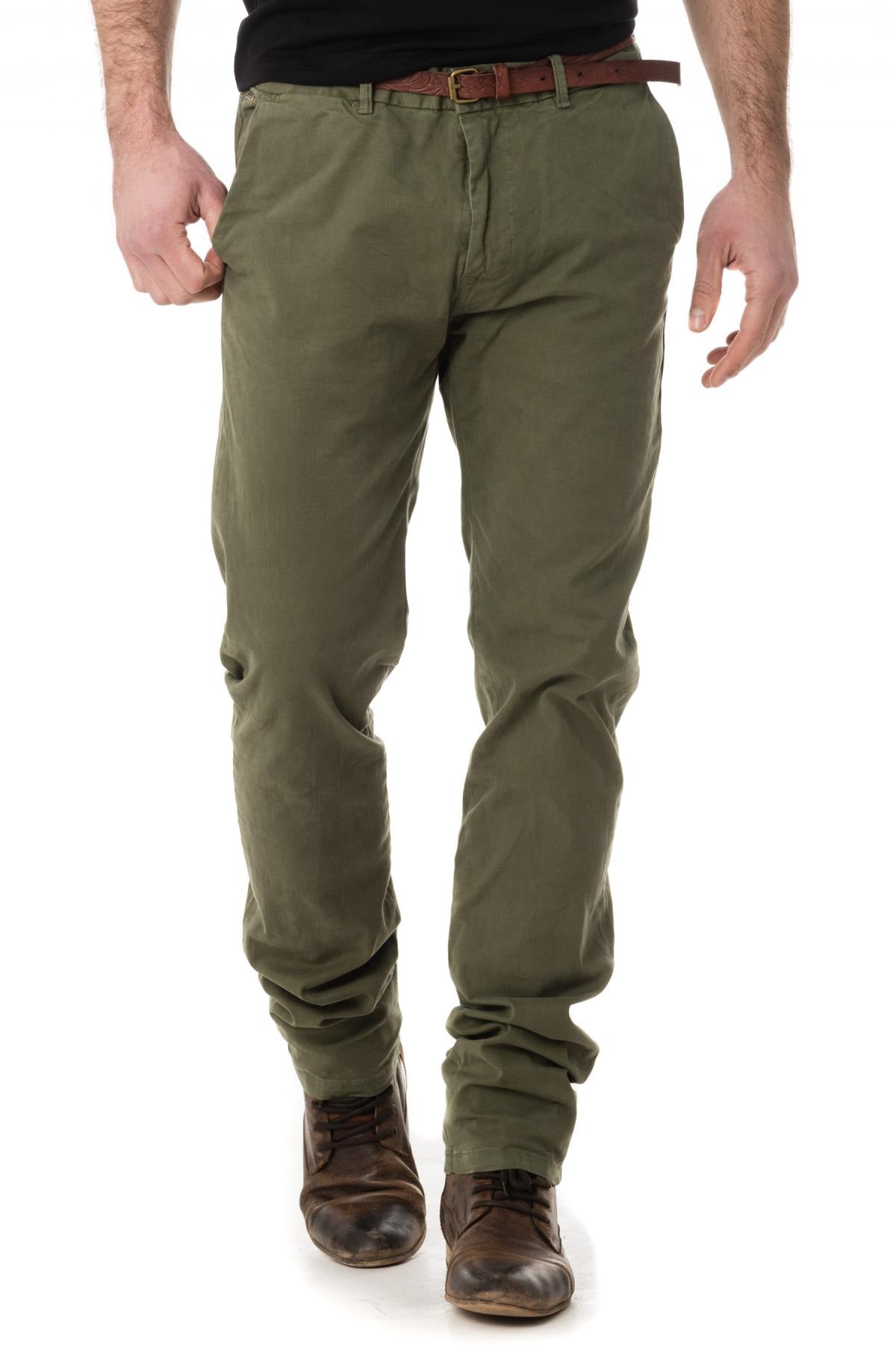 Scotch and soda khaki chino pants - Image n°1
