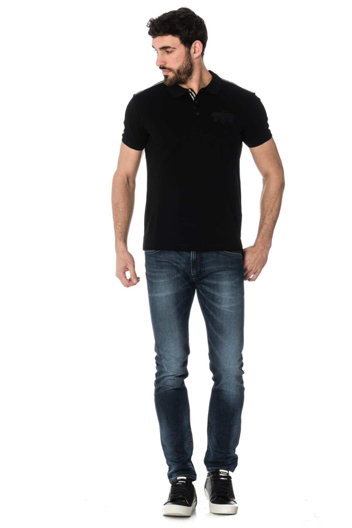 Antony Morato men's black polo shirt - Image n°2
