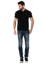 Antony Morato men's black polo shirt - Image n°2