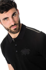 Antony Morato men's black polo shirt - Image n°4