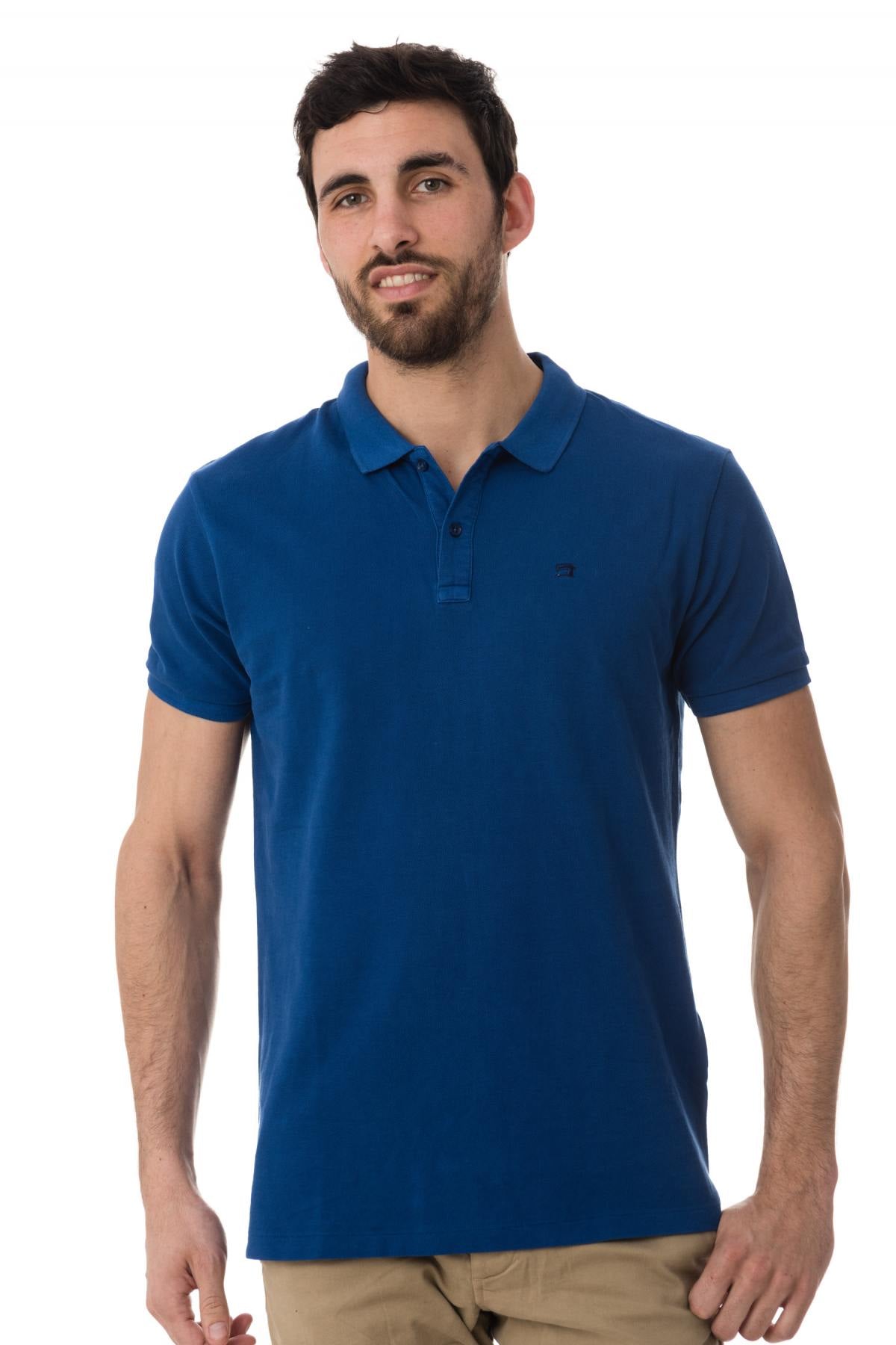 Scotch and soda blue polo main image 0