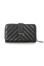 Kaporal black quilted wallet - Image n°1