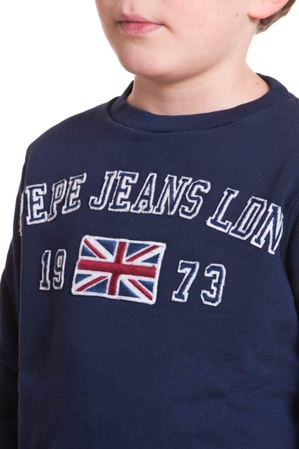 Pepe Jeans Blue children's sweater - Image n°2