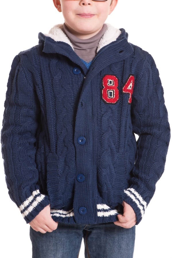 Redskins Navy Blue Children's Hooded Vest - Image n°1