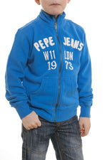 Pepe Jeans children's blue sweatshirt - Image n°1