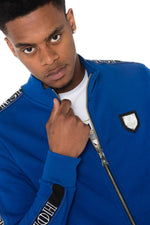 Royal blue Horspist zipped sweatshirt - Image n°7