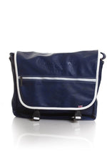 Faux Leather Messenger Bag for Men Blue Pepe Jeans - Image n°1
