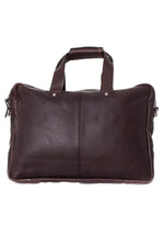 Brown leather briefcase Serge Pariente - Image n°2