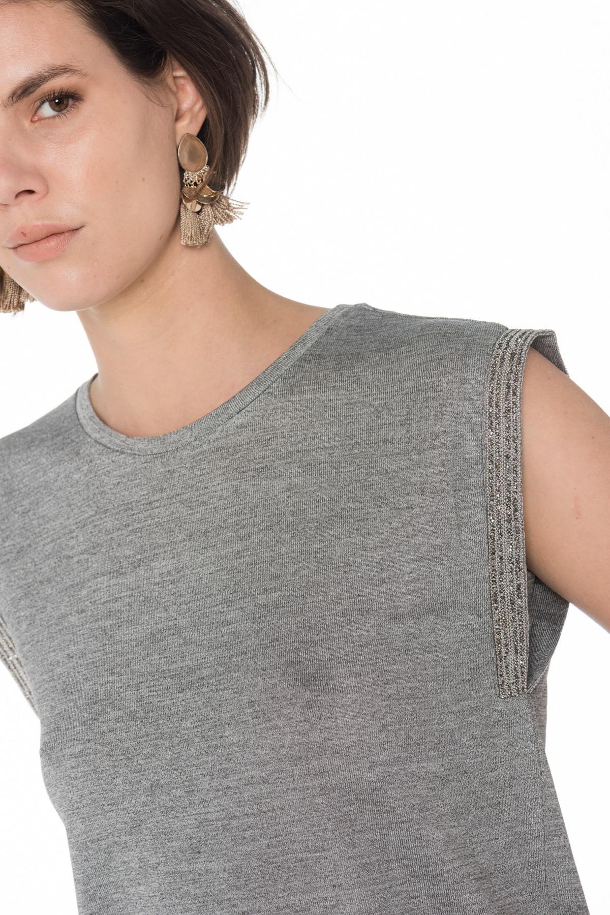 Silver gray tank top - Image n°4