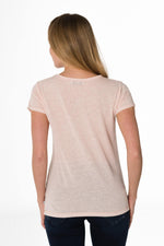 Women’s light pink t-shirt - Image n°3