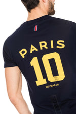 Neymar blue number 10 PSG Official T-Shirt - Image n°4
