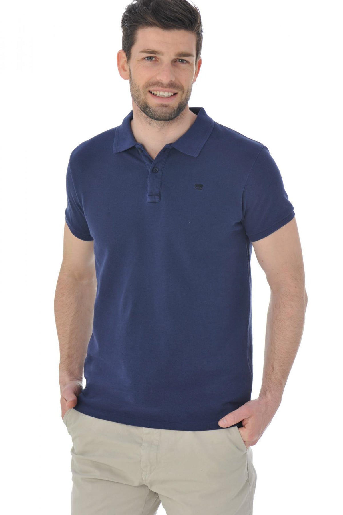 Scotch and Soda men's short-sleeved polo shirt - Image n°1