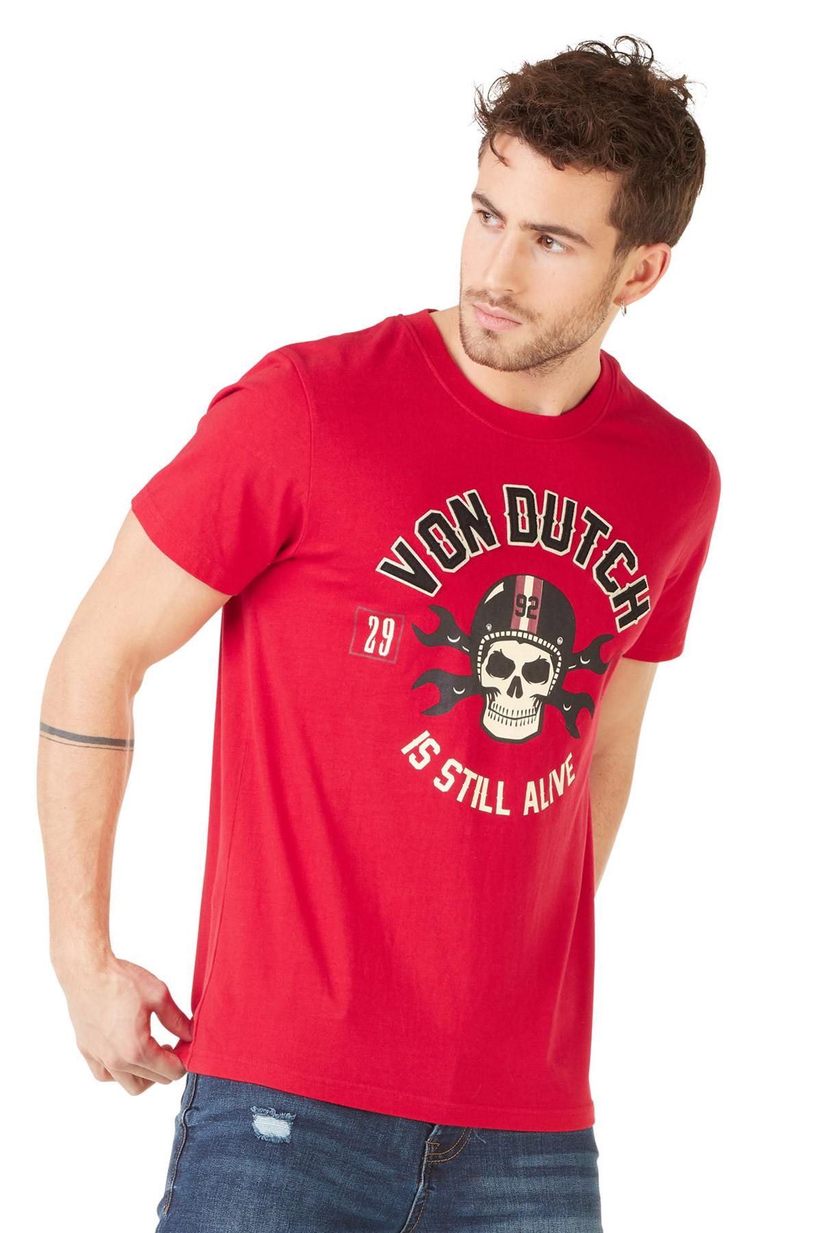 Red skullhead men's t-shirt - Image n°5
