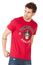 Red skullhead men's t-shirt - Image n°5