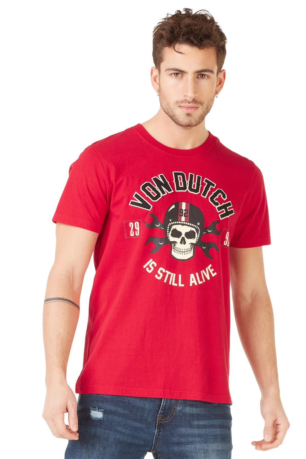 Red skullhead men's t-shirt - Image n°7