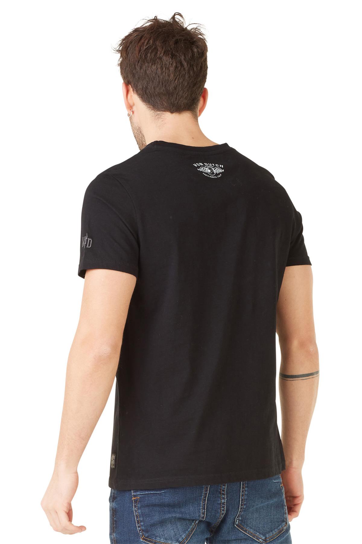 Men's black winged eye t-shirt - Image n°2