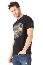 Men's black winged eye t-shirt - Image n°4