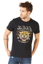 Black tiger los angeles t-shirt - Image n°1