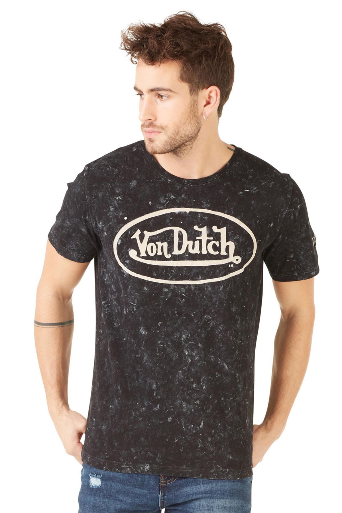 Black vintage used t-shirt - Image n°1