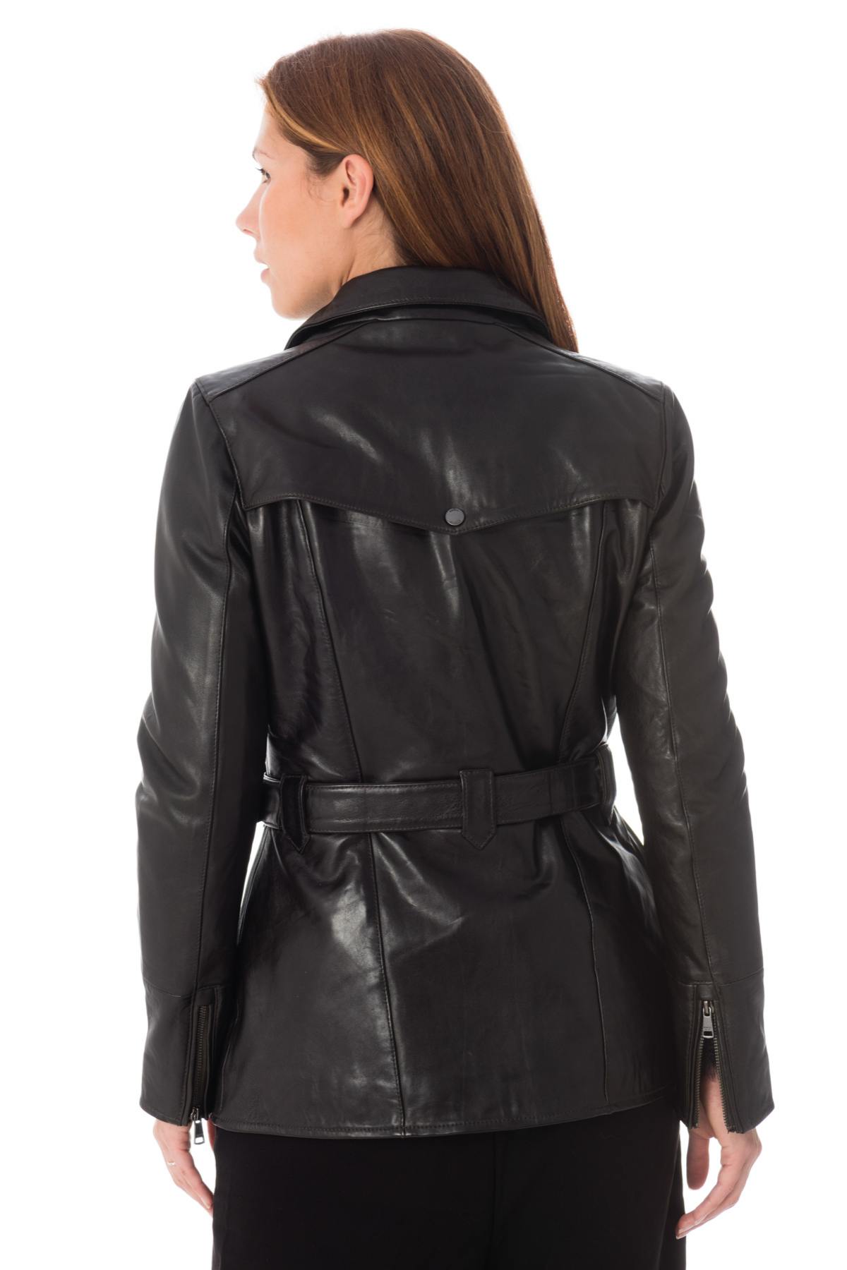 Enato women's jacket in khaki color - Image n°5