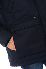 Nobis men's navy blue parka - Image n°8
