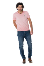 Pale pink men's t-shirt - Image n°2