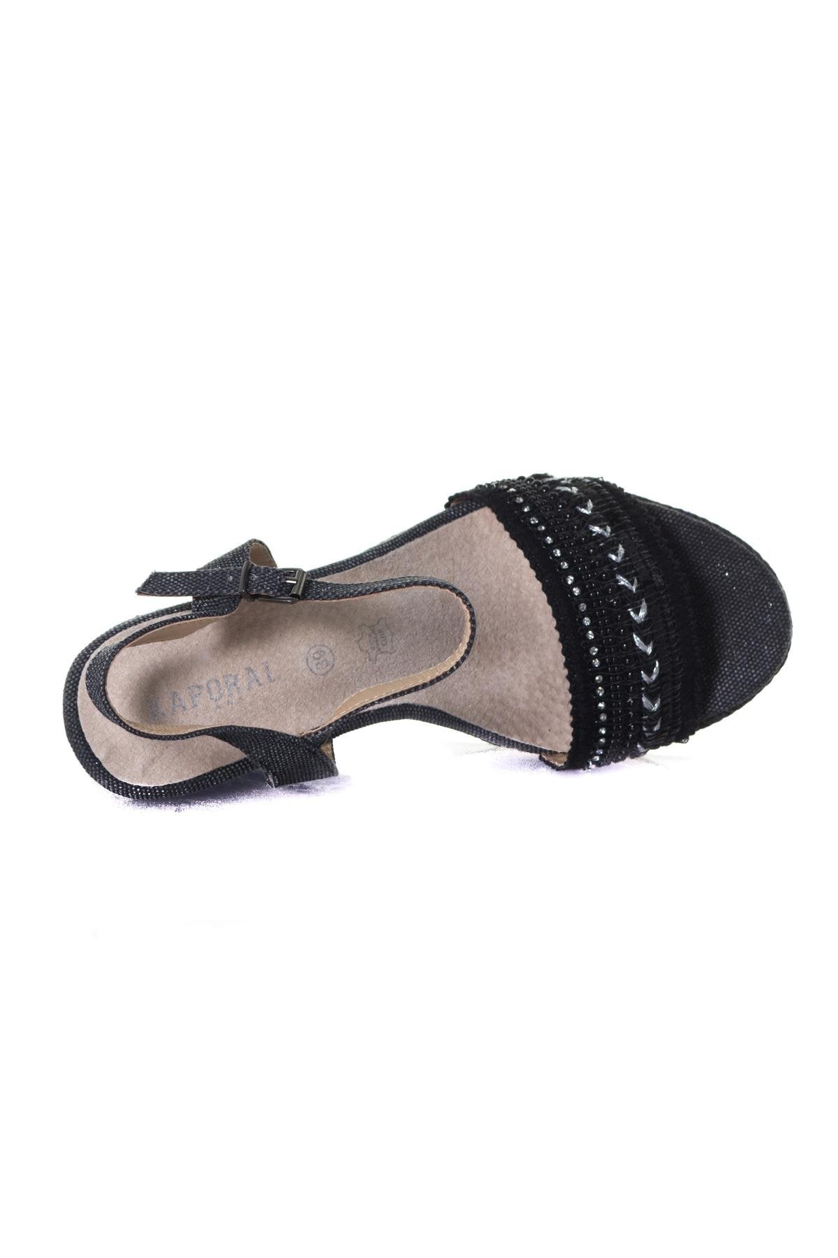 Black women's summer shoes - Image n°3