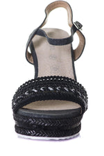 Black women's summer shoes - Image n°5