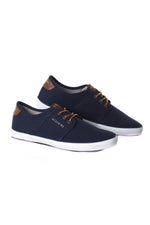 Navy canvas sneakers - Image n°1