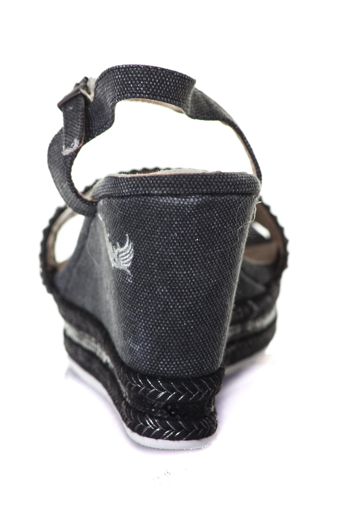 Black women's summer shoes - Image n°6