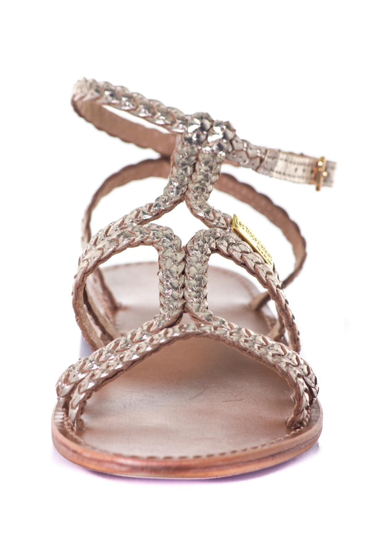 Women's gold summer shoe - Image n°5