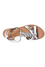 Women's white multi sandals - Image n°3