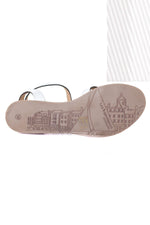 Women's white multi sandals - Image n°4