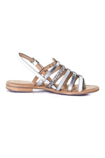 White and silver summer shoes - Image n°2