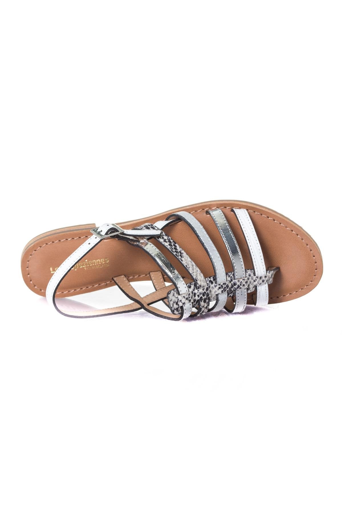 White and silver summer shoes - Image n°3
