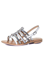White and silver summer shoes - Image n°6