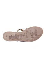 Women's gold summer shoes - Image n°4