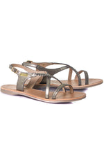 Iridescent black summer shoes - Image n°1