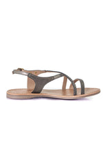 Iridescent black summer shoes - Image n°2