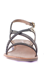 Iridescent black summer shoes - Image n°5