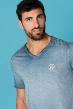 Kaporal men's blue t-shirt - Image n°4