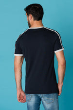 Black short-sleeved t-shirt - Image n°3