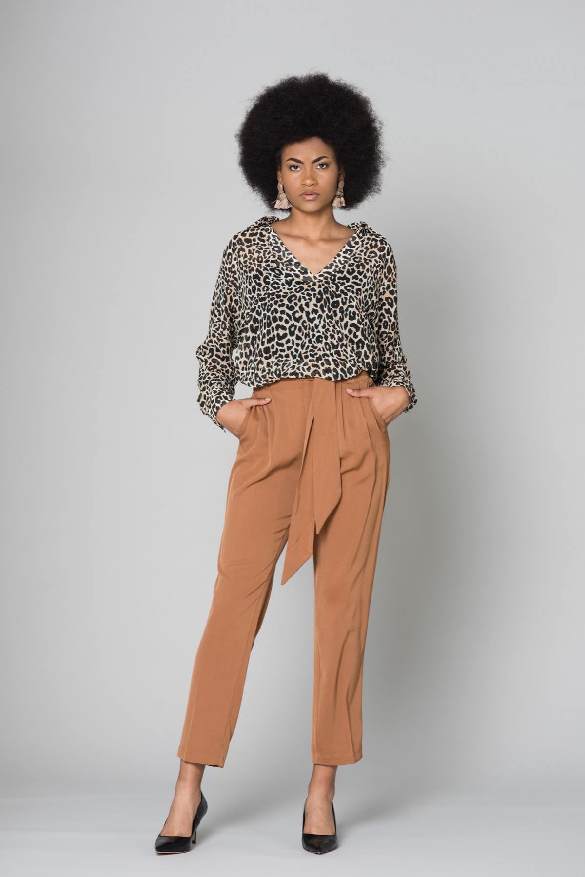 7/8 pants with cuffs - Image n°3