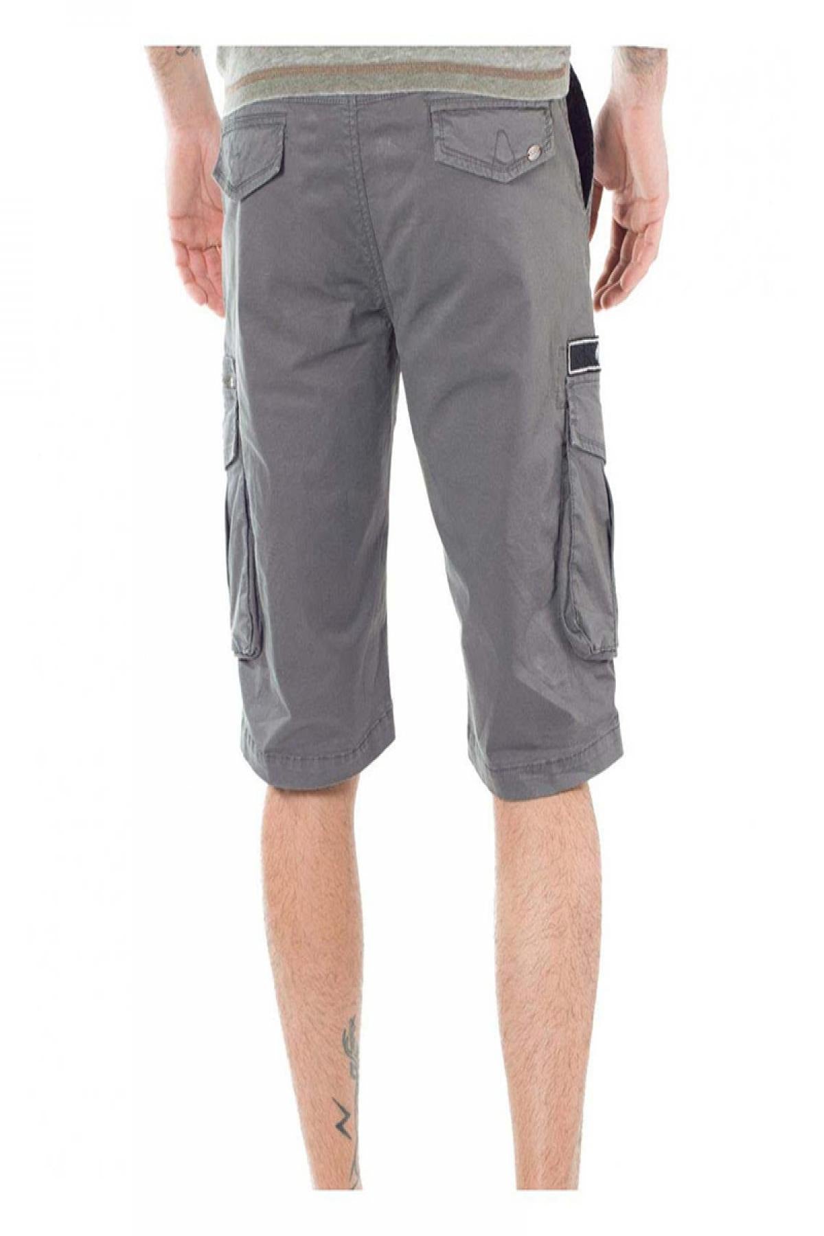 Men's gray Bermuda shorts - Image n°2