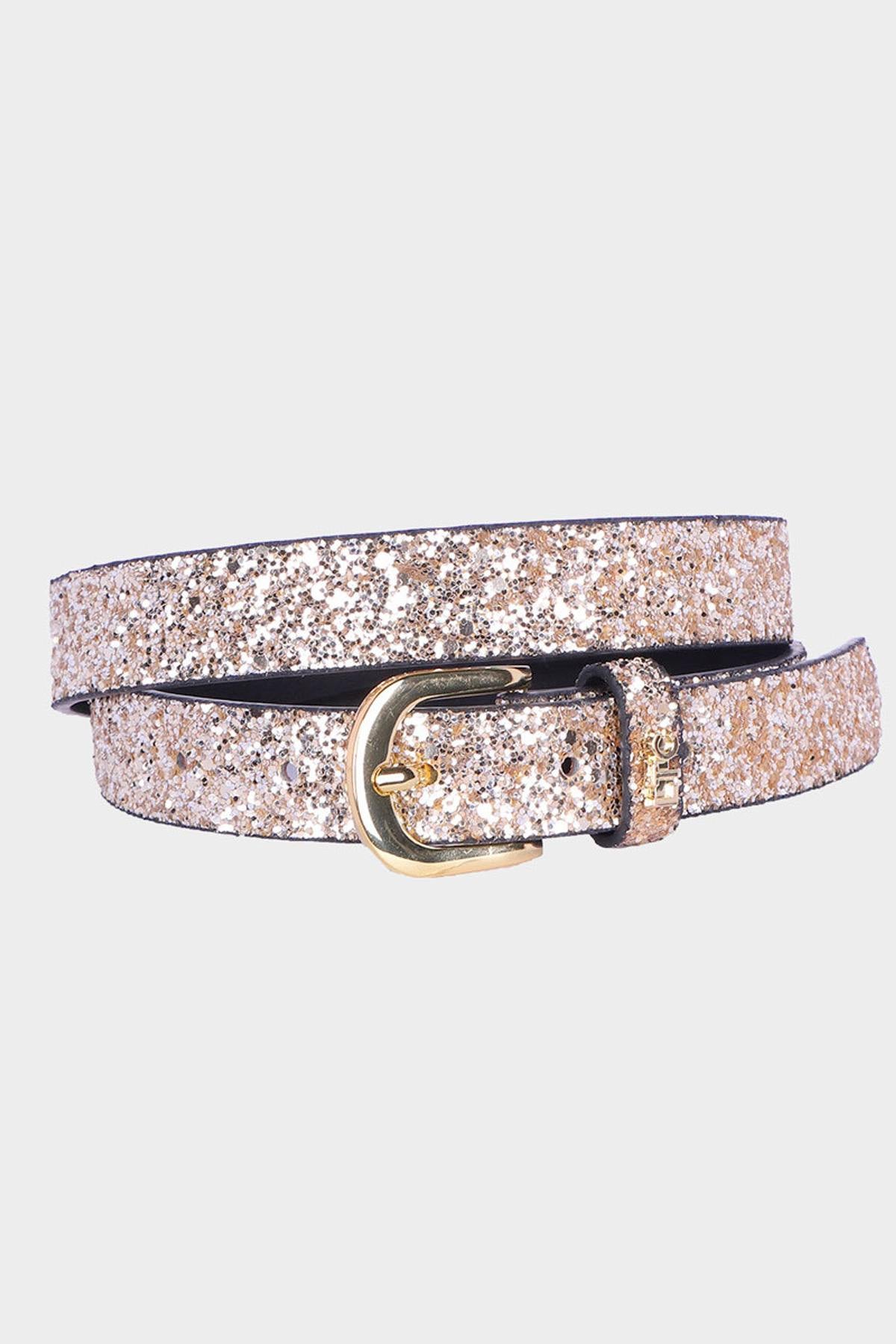 Gold sequin belt - Image n°1