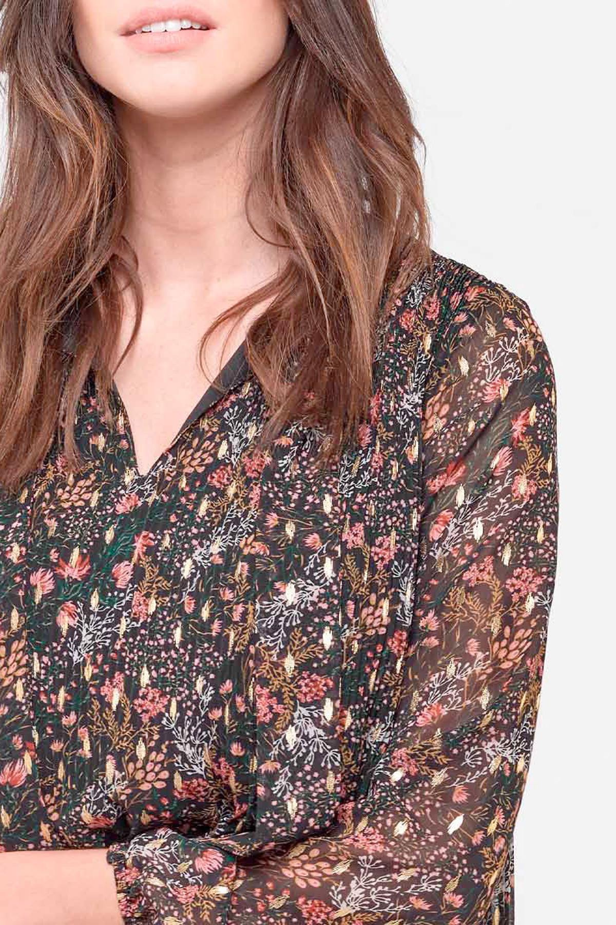 Black floral dress - Image n°2