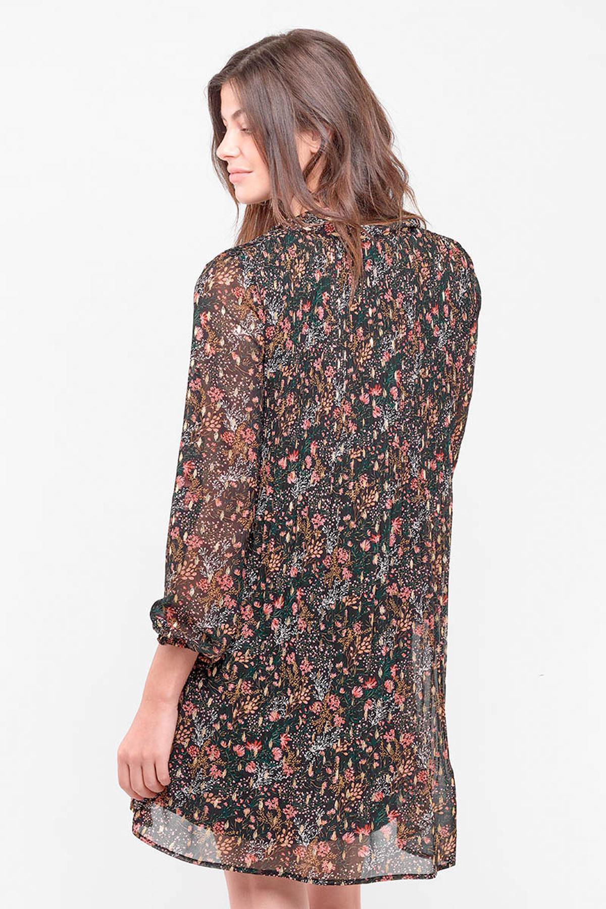 Black floral dress - Image n°3
