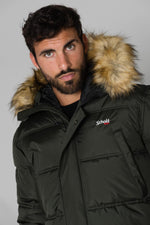 Mid-length jacket with hood - Image n°6