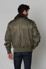 Men's jacket with patches - Image n°4